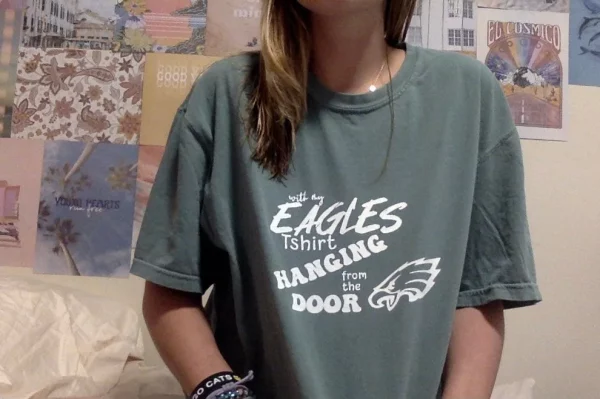 Hanging From The Door Eagles Hoodie