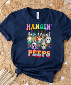 Hanging With My Peeps Horror Easter Shirt 2