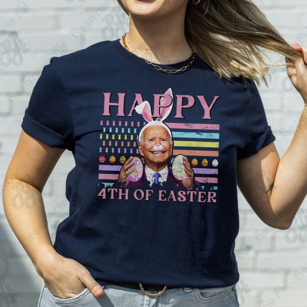 Happy 4th Of Easter Biden Bunny Shirt