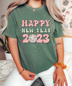 Happy New Year 2023 Matching Family Couples Shirt 1