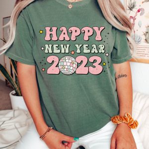 Happy New Year 2023 Matching Family Couples Shirt