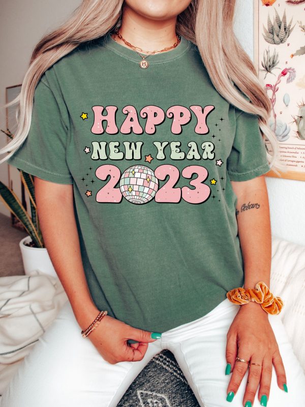 Happy New Year 2023 Matching Family Couples Shirt