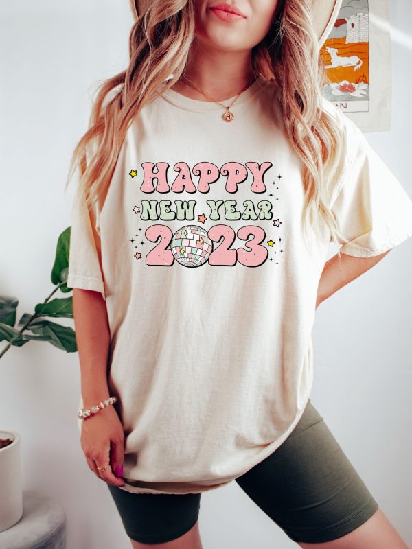 Happy New Year 2023 Matching Family Couples Shirt