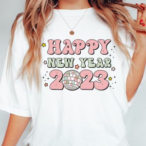 Happy New Year 2023 Matching Family Couples Shirt 3