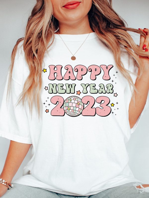 Happy New Year 2023 Matching Family Couples Shirt