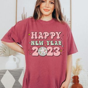 Happy New Year 2023 Matching Family Couples Shirt 6