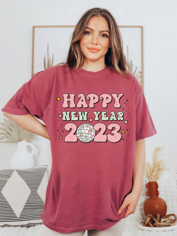 Happy New Year 2023 Matching Family Couples Shirt