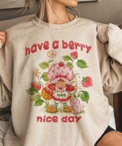 Have A Berry Nice Day Vintage Strawberry Shirt 1