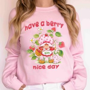 Have A Berry Nice Day Vintage Strawberry Shirt 3