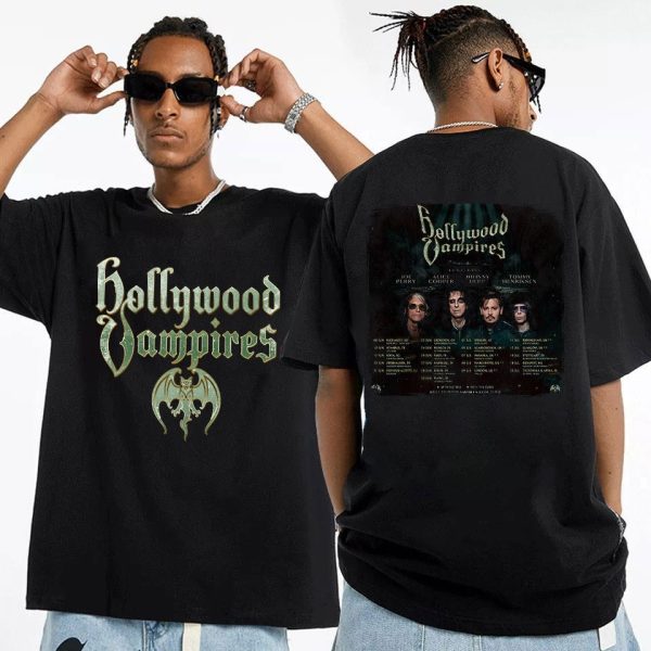 Hollywood Vampires 2023 UK Tour T-Shirt