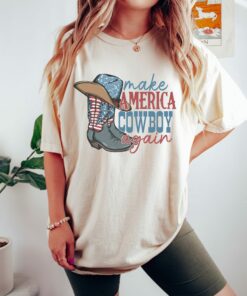 Howdy 4th Of July Make America Cowboy Again Shirt 1