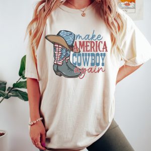 Howdy 4th Of July Make America Cowboy Again Shirt