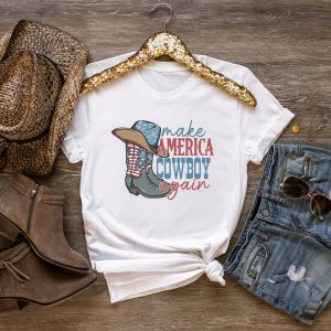 Howdy 4th Of July Make America Cowboy Again Shirt 3