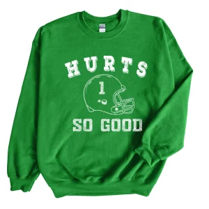 Hurts So Good Philadelphia Eagles Vintage Football Sweatshirt Hoodie 2