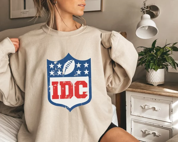 I Don’t Care Football IDC Sweatshirt Shirt