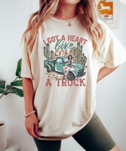 I Got A Heart Like Truck Country Music Shirt 1