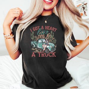 I Got A Heart Like Truck Country Music Shirt 2