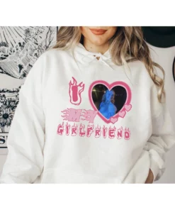 I Heart My Girlfriend Love Boyfriend Couple Valentine Shirt Sweatshirt 2