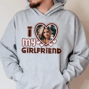 I Love My Girlfriend Christmas Couples Shirt