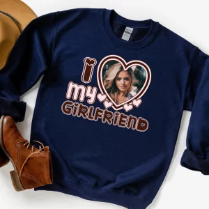 I Love My Girlfriend Christmas Couples Shirt 3