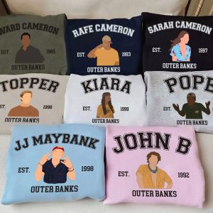 Inspired TV Show Outer Banks Characters Group Sweatshirt Shirt