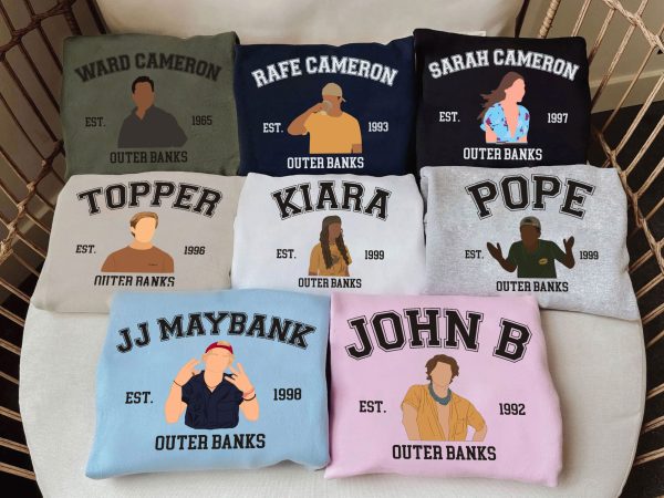 Inspired TV Show Outer Banks Characters Group Sweatshirt Shirt