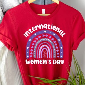 International Womens Day Celebrate Purple Rainbow Shirt 6