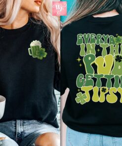Irish Everybody In The Pub Getting Tipsy Funny St Pattys Day Sweatshirt 3
