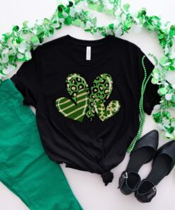 Irish Saint Patricks Day Heart Shamrock Shirt 1