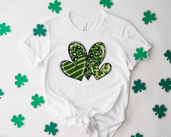 Irish Saint Patrick’s Day Heart Shamrock Shirt