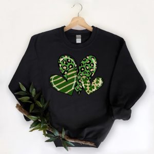 Irish Saint Patricks Day Heart Shamrock Shirt 3