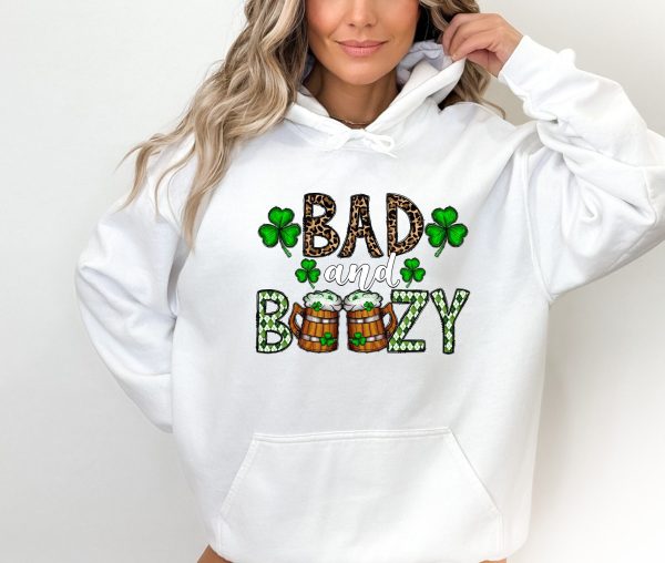 Irish St Patricks Bad And Boozy Sweatshirt