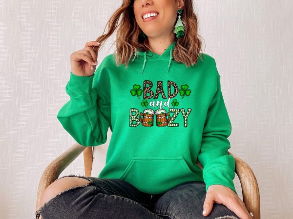 Irish St Patricks Bad And Boozy Sweatshirt