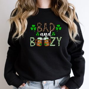 Irish St Patricks Bad And Boozy Sweatshirt 4