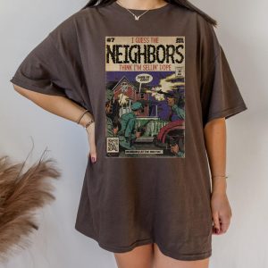 J. Cole Neighbors Comic Book Parody Shirt