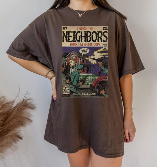 J. Cole Neighbors Comic Book Parody Shirt