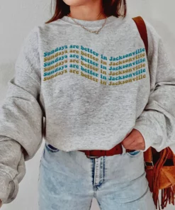 Jacksonville Florida Jaguars Football Crewneck Sweatshirt 1 Jacksonville Florida Jaguars Football Crewneck Sweatshirt 2