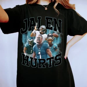 Jalen Hurts Funny Shirt, Philadelphia Eagles Vintage Long Sleeve