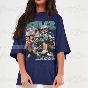 Jason Kelce Shirt Vintage 90 Tee 5