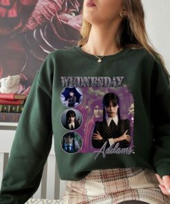 Jenna Ortega Wednesday 90s Addams Unisex Shirt 1