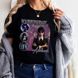 Jenna Ortega Wednesday 90s Addams Unisex Shirt