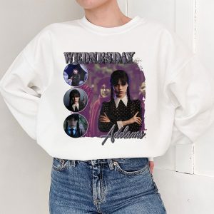 Jenna Ortega Wednesday 90s Addams Unisex Shirt 3