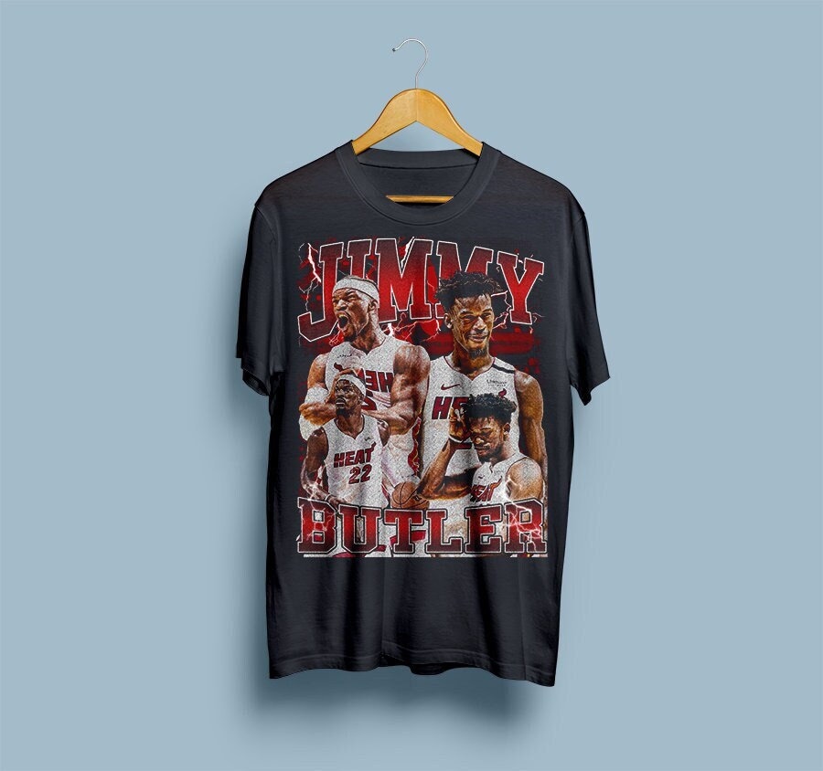 Buy Jimmy Butler Miami Heat Bootleg Tees Breathable T-shirt