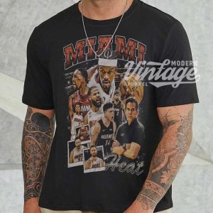 Jimmy Butler Tyler Herro Bam Adebayo Kevin Love Team Basketball Shirt