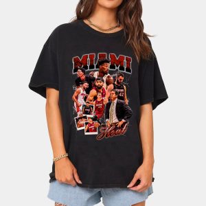 Jimmy Butler Tyler Herro Bam Adebayo Kevin Love Team Shirt 1