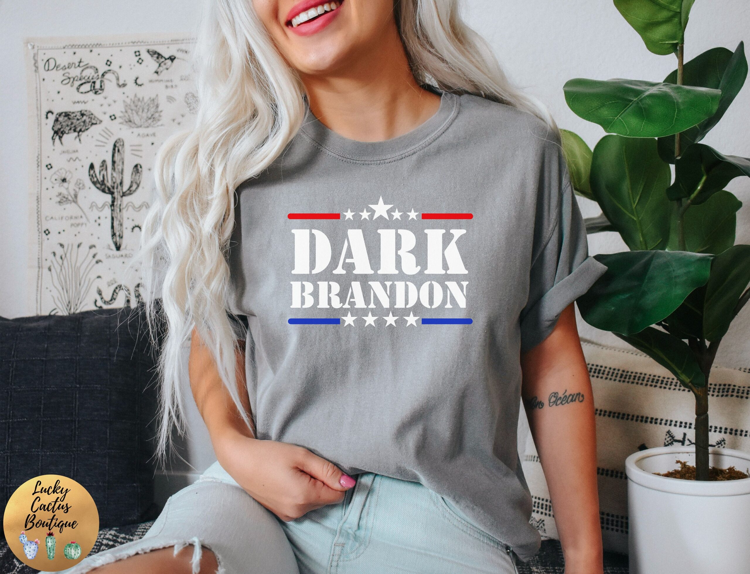 Dark Brandon Dark Brandon Meme Cool Brandon Memes T-shirt