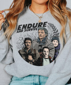 Joel Ellie Comic Book Style The Last Of Us Sweatshirt 1
