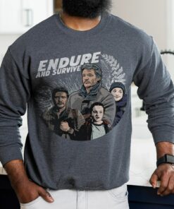 Joel Ellie Comic Book Style The Last Of Us Sweatshirt 3