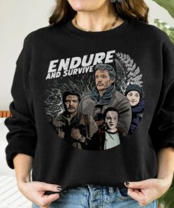 Joel Ellie Comic Book Style The Last Of Us Sweatshirt 4