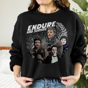 Joel Ellie Comic Book Style The Last Of Us Sweatshirt 4